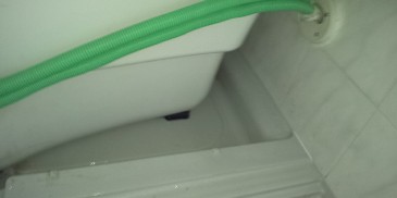 お掃除後のエプロン内部