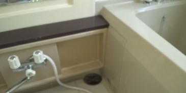 お掃除後の蛇口の写真
