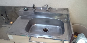 お掃除後の流し台