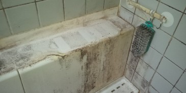 お掃除前のお風呂場　その２